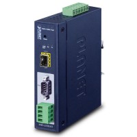 PLANET IMG-2102T IP30 Industrial 1-Port RS232/RS422/RS485 Modbus Gateway (1 x 100FX SC, MM/2km, -40~75 degrees C)